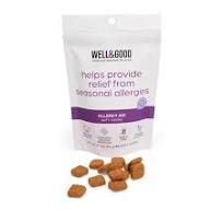Amazon.com: Well & Good Masticable suave para alergias, 60 ...
