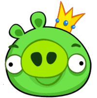 Chuck is constantly running at 100 mph, and that includes his mouth as well. King Pig Angry Birds Wiki Fandom