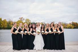Christina Jim Black Bridesmaid Dresses White Bridesmaid Dresses