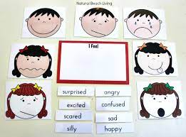 Place feelings picture cards in a row on a board. 13 Games Emotions Activities For Toddlers Preschoolers