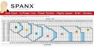 7 Spanx Letter Size Chart Creativeletter Co Spanx Hosiery