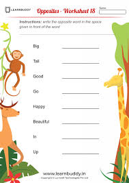 There are 36 weeks of first grade worksheets following. Conjunctions Punctuations Opposites Worksheets For Class 1 Learnbuddy In