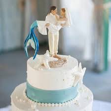 Mermaid Wedding Cake Topper Um Yes Beach Wedding Cake Wedding Cake Toppers Little Mermaid Wedding