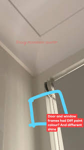 You painted your door, and now it's time to paint your door frame. Ceiling And Window Door Frames Are The Same Colour Paint