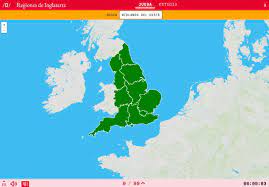 Consultad el plano de carreteras con la visión satelital de google. Mapa Para Jugar Donde Esta Regiones De Inglaterra Mapas Interactivos