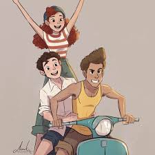 On the italian riviera, an unlikely but strong friendship grows between a human being and a sea monster disguised as a human. Pixar Luca Twitter Marilyny