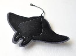 Manta Ray Stuffed Animal Plush Toy Cute Ocean Critter In Black And White Marine Creature Soft Sculpture Manta Ray Animal Plush Toys