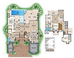 Coastal House Plan Luxury 2 Story West Indies Home Floor Plan Coastal House Plans Beach House Plan House Floor Plans