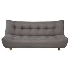 3 Seat Clic Clac Sofa Bed In Gray Maisons Du Monde Lklgrcm Fabric Sofa Bed 3 Seater Sofa Bed Sofa Bed