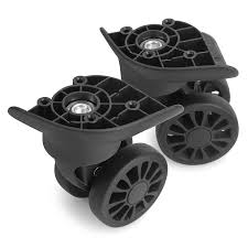 Amazon.co.jp: スーツケースキャスター交換用 スーツケースタイヤ 車輪 修理部品 キャリーバックホイール 切り替え補修用 360度回転 交換 ホイール ブラック : ファッション