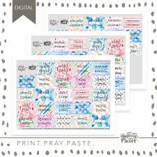 Watercolor Bible Tabs Illustrated Faith