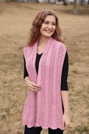 This pattern uses lion brand shawl in a ball yarn. Knitting Patterns Galore Sea Isle Cotton Feather And Fan Scarf