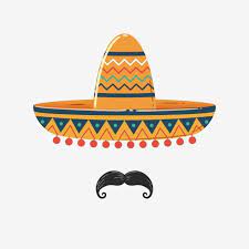 Sombrero Mexicano Com Bigode Sombrero Mexicano Pinturas Mexicanas Dibujos De Sombreros