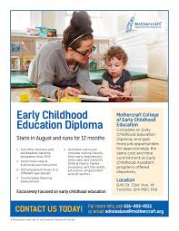 An early childhood education degree prepares graduates to teach children from infancy until they are about eight years old—typically through the third grade. Mothercraft College Of Early Childhood Education å¸–å­ Facebook