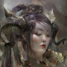 Kimahri, Valiant Guardian Art director Colin Boyer I had the dreamlike  opportunity to paint Kamari from FF X, X-2 (my favorite Final Fantasy game)  #MTGxFINALFANTASY