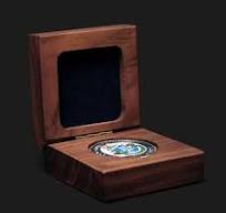 Solid Wooden Walnut Coin Boxes