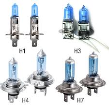 Qook 10pcs Car Headlight H1 H3 H4 H7 Lamp Super White Car Auto Head Light Halogen Bulbs 100w Led Headlights Cars Led Headlights White Car
