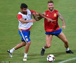 Diego da silva costa is a professional footballer who last played as a striker for spanish club atlético madrid and the spain national team. Unhappy Spain Striker Diego Costa Is A Cautionary Tale For The Fa As England Ponder Fielding Adopted Foreign Stars Daily Mail Online