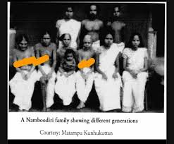 A Nambudiri Brahmin family from kerala . : rKerala