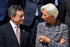 European central bank president mario draghi spoke from barcelona today following the bank's latest monetary policy decision. Mario Draghi Should Replace Christine Lagarde At The Imf Bloomberg