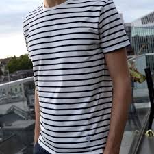 Vous créez avec votre texte, logo ou image. T Shirt Mariniere Pour Homme T Shirt Marin Goudronblanc Mariniere T Shirt Mode Vetement