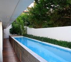 Small Space Swimming Lap Pools Backyard Pool Lap Pool Designs Small Backyard Pools