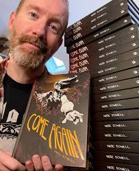 My Eisner-nominated graphic novel COME AGAIN features the comics debut of  FALL THROUGH's main characters in the band Diamond Mine. I'm pretty sure  this stack has the LAST copies in print, according