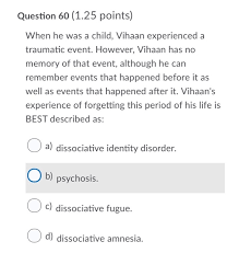 In order to gain levels and make your character stronger in perfect world international, you need to collect experience points (or exp for short). Solved Question 60 1 25 Points When He Was A Child Vih Chegg Com