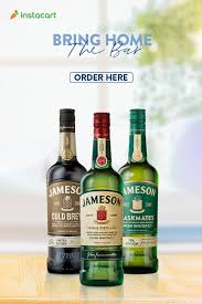 Get Your Happy Hour Essentials Delivered Straight To Your Door In 2020 Jameson Irish Whiskey Irish Whiskey Alcohol Drink Recipes