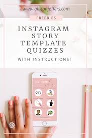 Form appstore downloads the latest instagram update. Free Instagram Story Template Quizzes How To Instructions Allison Jeffers Wedding Photography