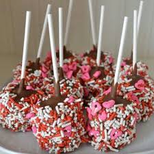 Valentine S Day Chocolate Covered Marshmallow Pops Dipped In Valentines Day Sprinkl Chocolate Covered Treats Chocolate Covered Marshmallows Valentine Chocolate