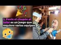 Con este juego de baby shower, harás que los invitados babeen comida, hagan líos y se rían sin control. 15 Ideas De Juegos Para Baby Shower Juegos Para Baby Shower Baby Shower Baby Showers Divertidos