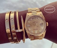 Cartier Love Bracelet Stacking Ideas Nail Bracelet Rolex Watch Hooofashion In 2020 Nail Bracelet Love Bracelets Cartier Bracelet
