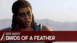 Ac Odyssey Birds Of A Feather Assassin S Creed Odyssey Side Quest Birds Of A Feather Youtube