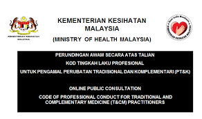 Kementerian kesihatan), abbreviated moh, is a ministry of the government of malaysia that is responsible for health system. Official Portal Of Traditional And Complementary Medicine Division Online Public Consultation