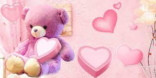 Oneil in teddy bear wallpapers. Pink Teddy Bear Wallpaper Hd 1000x500 Wallpaper Teahub Io