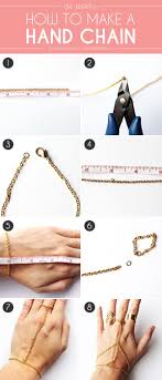Diy Jewelry How To Make A Hand Chain More Hand Chain Diy Fashion Jewelry Chains Jewelry