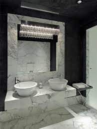 13 Black And White Bathrooms White Marble Bathrooms Marble Bathroom Designs White Bathroom Decor
