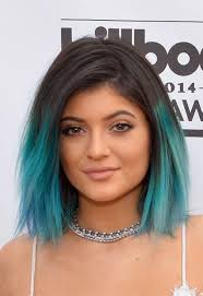 Kylie Jenner S Lip Liner Explained By A Mac Cosmetics Senior Artist Jenner Hair Blue Ombre Hair Hair Styles 2014