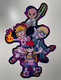 アースバウンドマザー2ステッカー ネスポーラジェフプー 光沢ビニールステッカー 防水 - Etsy 日本