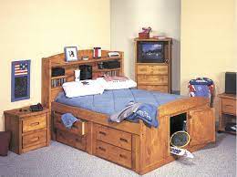 Modern nightstand for bedroom or living room use. Bunkhouse Palomino Captains Bed With 1 Side Hom Furniture