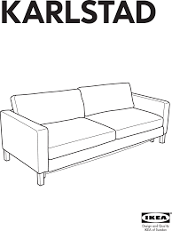 Ikea karlstad sofa guide and resource page. Ikea Karlstad Sofa Bed Frame Cover Assembly Instruction