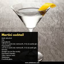 Martini Cocktail Main Alcohol Gin Ingredients 1 2 Oz 1 Part Dry Vermouth 3 Oz 6 Parts Gin Preparation Gin Ingredients Cocktail Glass Martini Cocktail