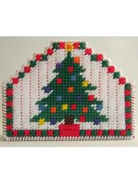 Touch device users can explore by touch or with swipe gestures. Whimsical Christmas Tree Hearts Napkin Holder Plastic Canvas Kitchen Decor Home Living Delage Com Br