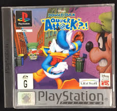 Ps1 Playstation Game Disney 039 S Donald Duck Quack Attack Video Game Collection Cute Games Ps1