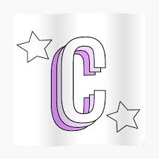 See more ideas about letters and numbers, letters, purple. Aesthetic Purple Letter C With Stars Sticker By Allielibby Redbubble
