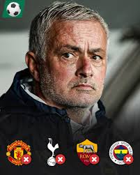 José Mourinho has been sacked by his last 4 clubs 😳👋