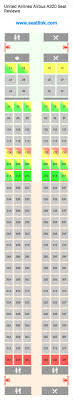 united airlines airbus a320 seating chart updated december