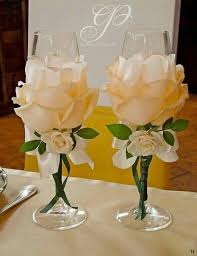 Centros de mesa para boda. Pin En Decorar Una Copa Para Una Boda