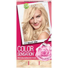 Palette intensive color creme permanent hair dye colour with mask. Color Sensation 11 3 Extra Light Sun Blonde Hair Color Garnier